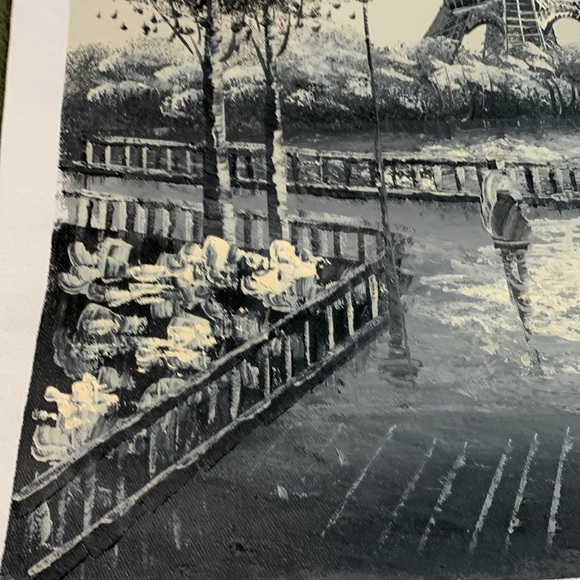 Beautiful original oil painting. Painting size 20.5x24.25 Canvas size 23.25x27.5 - Picture 5 of 5